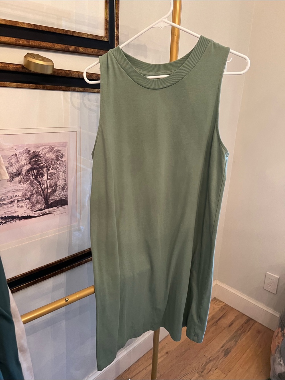 A New Day/ Target Sleeveless Shift Dress in Sage Green